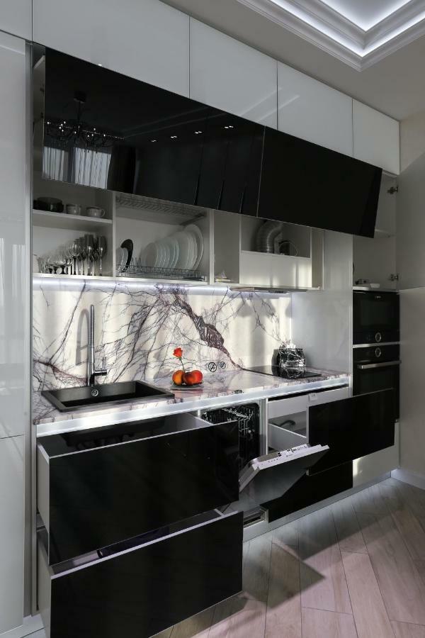 Black&White Apartment In Smart Plaza Kiev Exterior foto